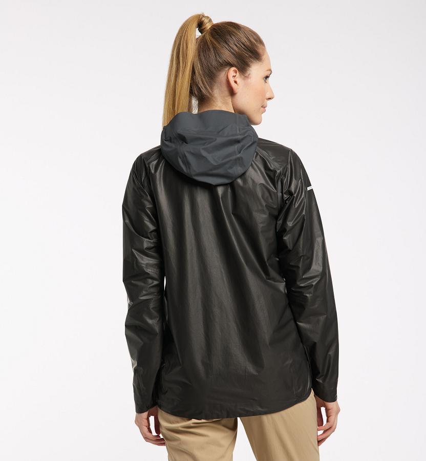 Haglöfs Womens L.I.M Breathe GTX Shakedry GTX Jacket Black New Zealand 14659OGDF